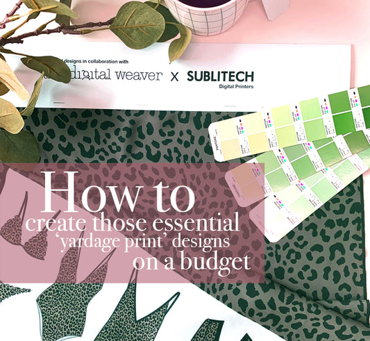 How to create those essential ‘yardage print’ designs on a budget.