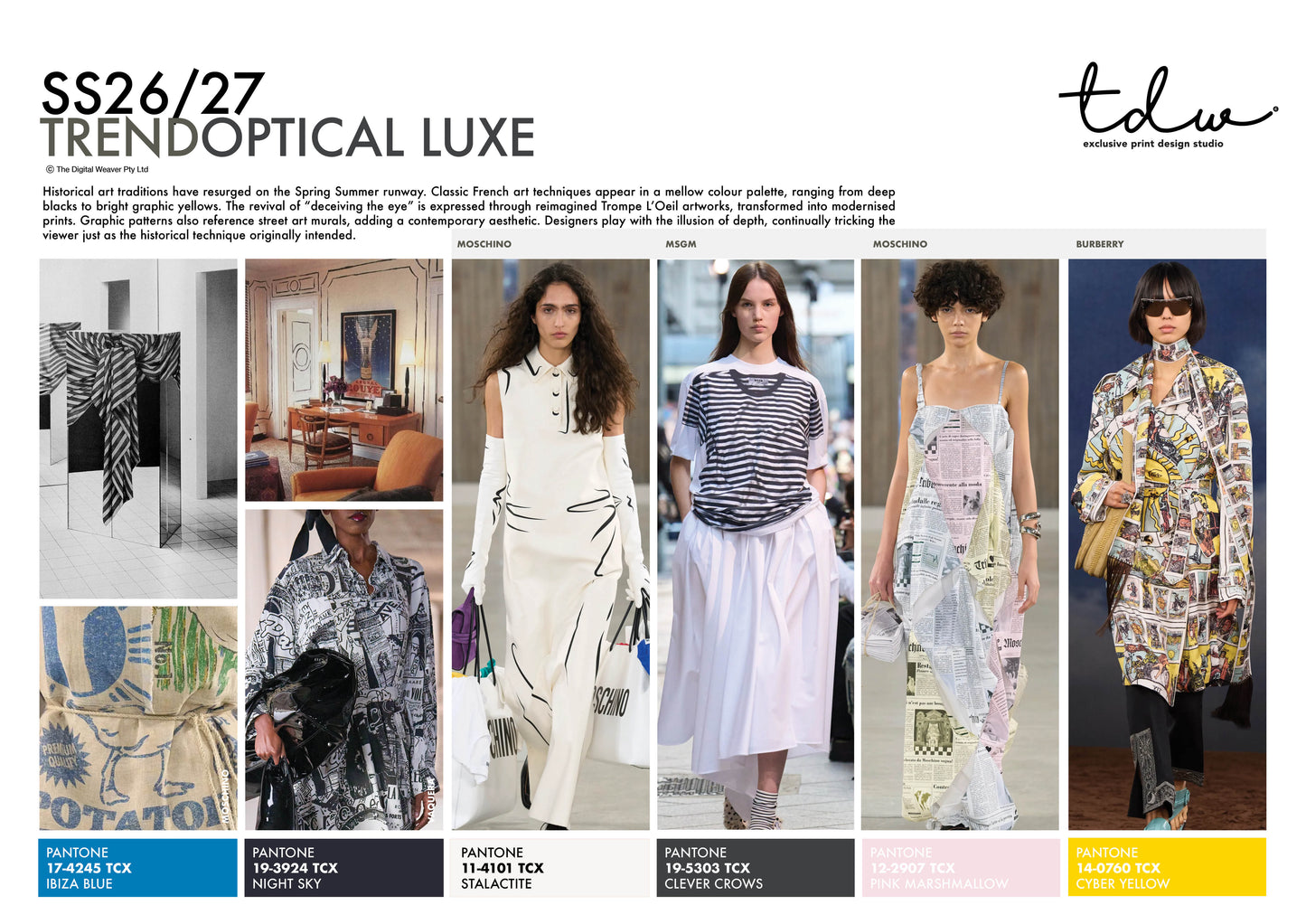 SS26/27 OPTICAL LUXE A3 Trend Board Digital File