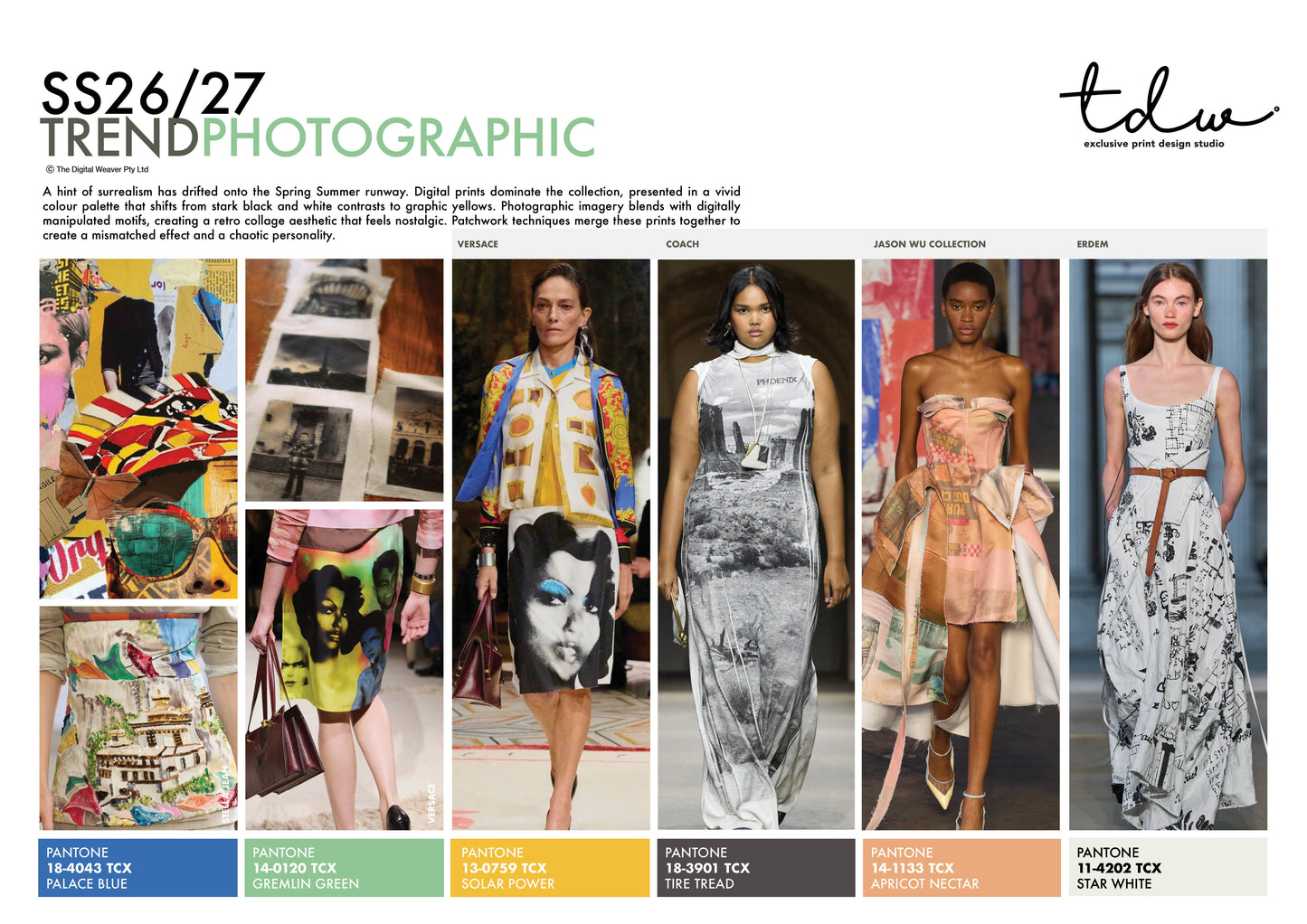 SS26/27 PHOTOGRAPHIC A3 Trend Board Digital File