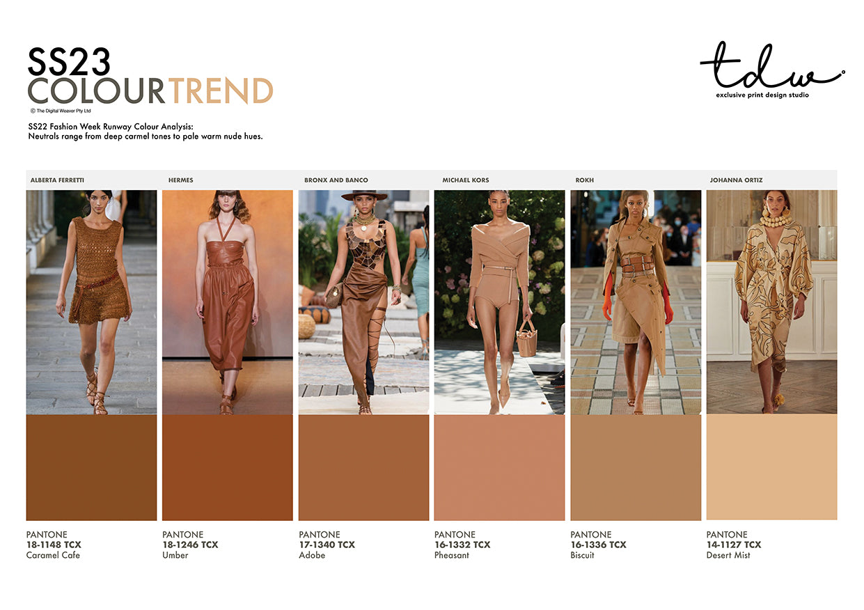 SS23 COLOUR ANALYSIS - DEEP DIVE - 10 PACK