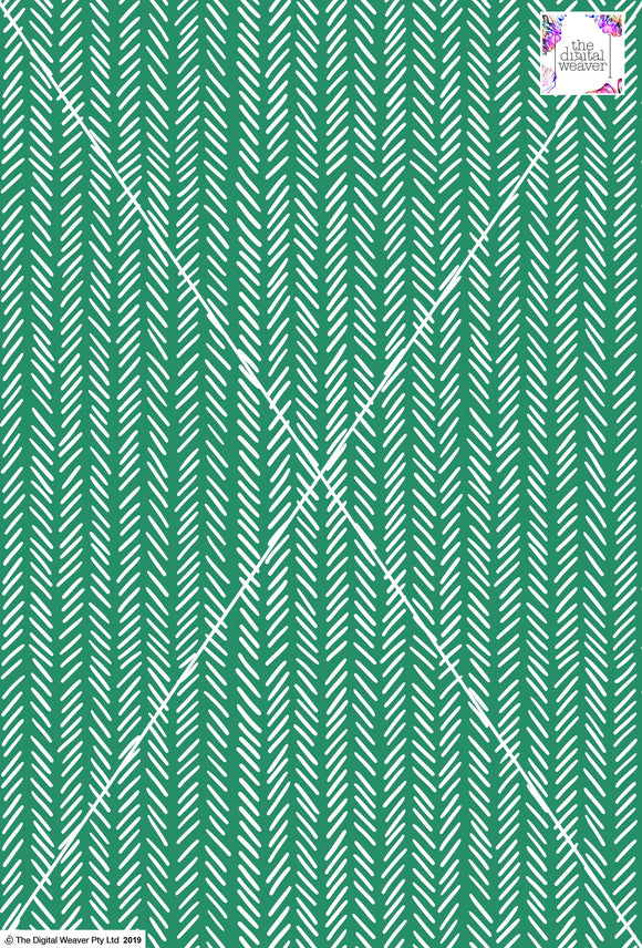 Tribal Lines Design - 10mm - Green