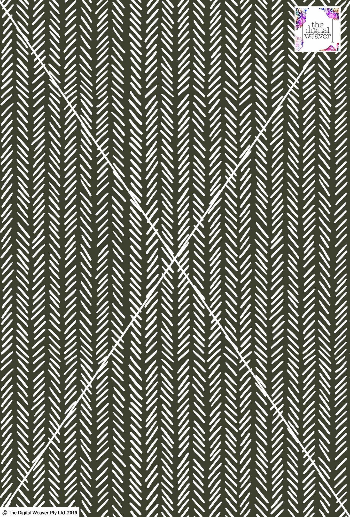 Tribal Lines Design - 10mm - Khaki