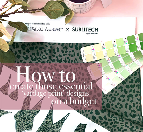 How to create those essential ‘yardage print’ designs on a budget.