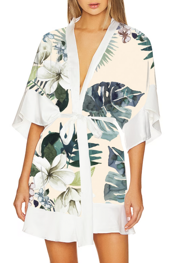 TDW3737_TF113 Tropic of Summer Tropical Floral Exclusive Print Design