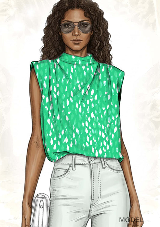 TDW3612_MA247 Faded Leaf drop Pattern Exclusive Print Design
