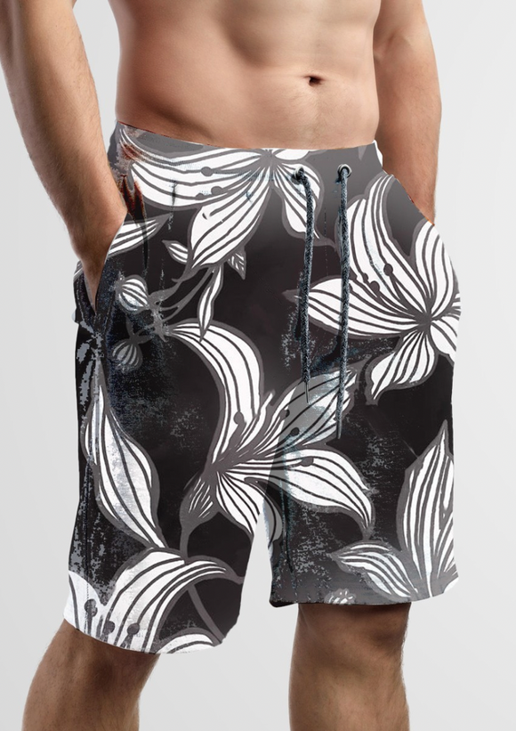 TDW3702_TF106 Linework TigerLily floral Exclusive Print Design
