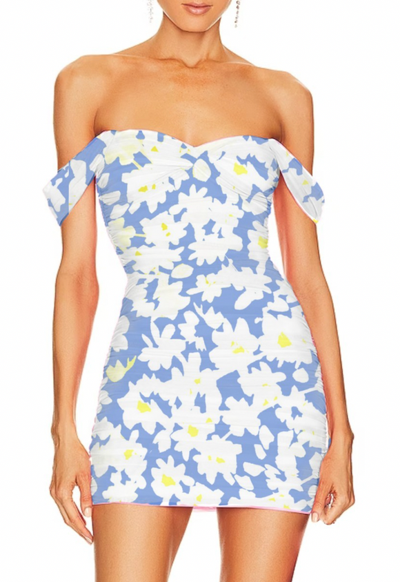 TDW3711_MT015 Daisy Chain Brushed Floral Exclusive Print Design