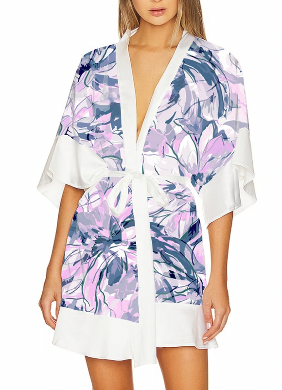 TDW3736_MA303 Abstract Lotus Garden Floral Exclusive Print Design