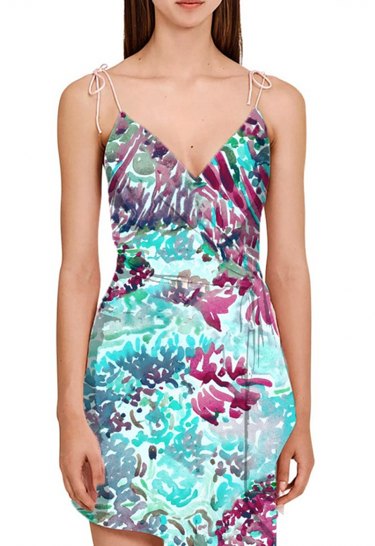 TDW3749_LA181 Coral Sea Abstract Exclusive Print Design