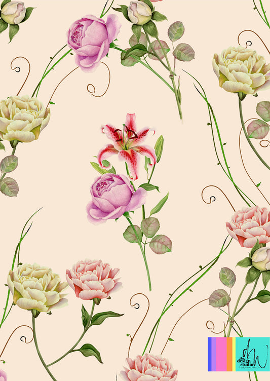 TDW4174BS037GARDEN Exclusive Print Design