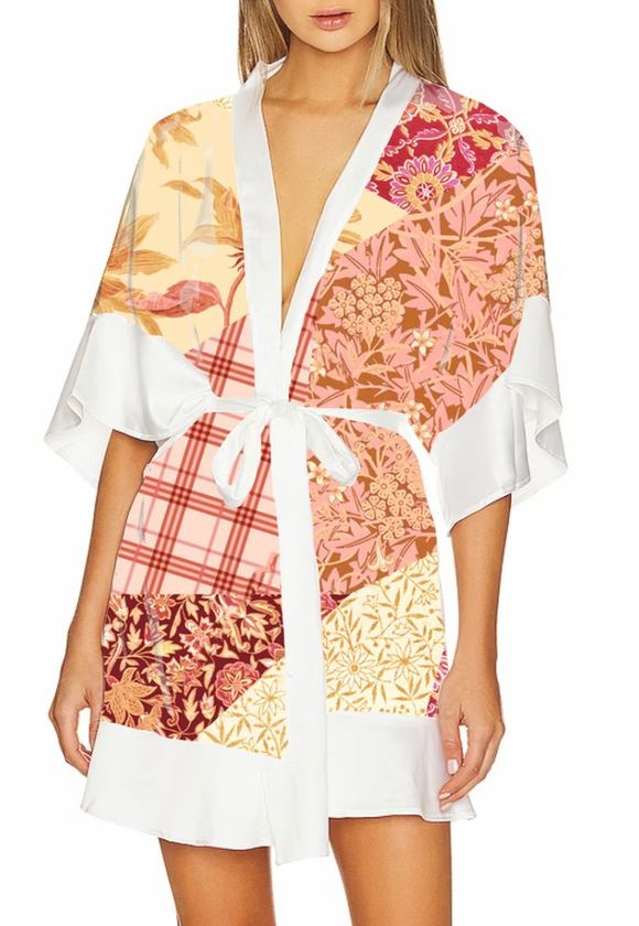 TDW3717_LA171 Vintage Boho Patch Exclusive Print Design