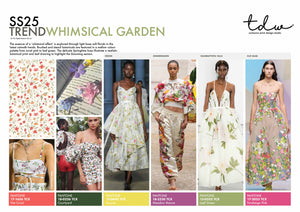 SS25 Whimsical Garden A3 Trend Board Digital File