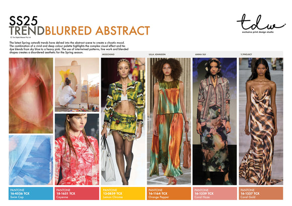 SS25 Blurred Abstract A3 Trend Board Digital File
