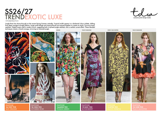 SS26/27 EXOTIC LUXE A3 Trend Board Digital File