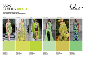 SS25 COLOUR TREND Green A3 Trend Board Digital File