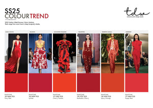 SS25 COLOUR TREND Red A3 Trend Board Digital File