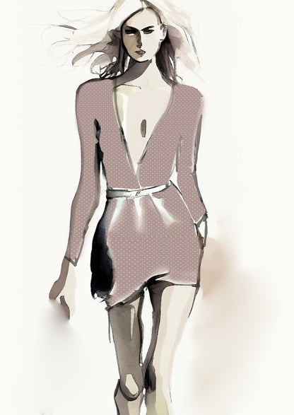 Spot Design - 3mm - Latte & White