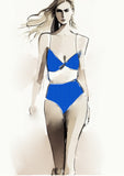 Spot Design - 5mm - Cobalt & White