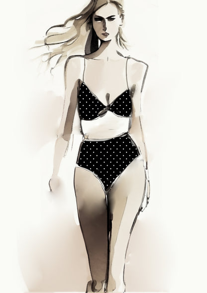 Spot Design - 8mm - Black & White