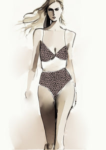 Cheetah Design - 10mm - Latte & Black