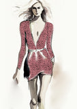 Cheetah Design - 10mm - Rose & Black