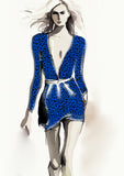 Cheetah Design - 20mm - Cobalt & Black
