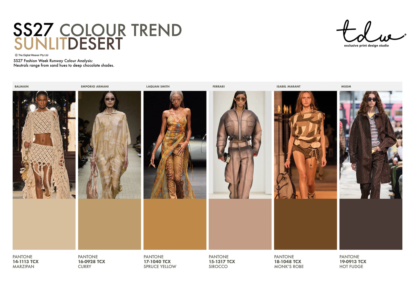 SS27 COLOUR ANALYSIS - DEEP DIVE - 12 PACK