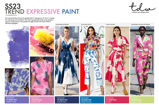 SS23 TREND Expressive Paint A3 Digital File