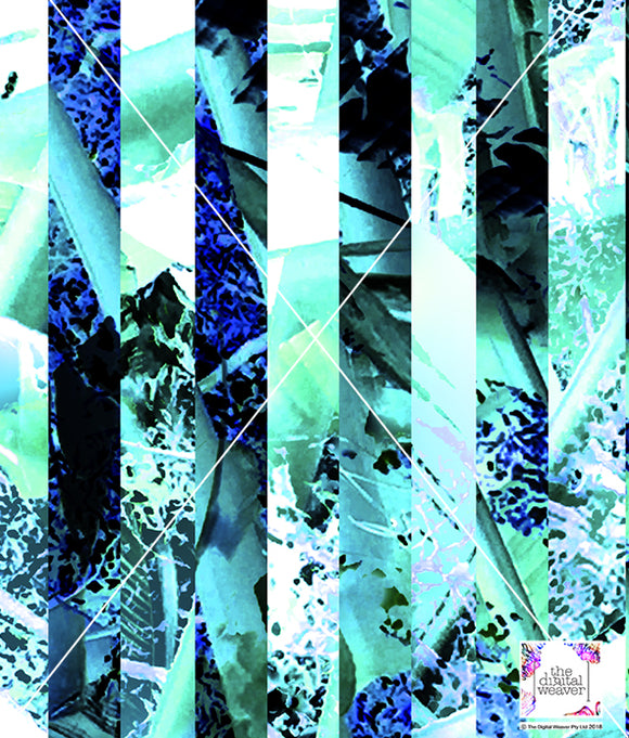 TDW1497MA Lost Jungle Tropical Stripe Exclusive Print Design
