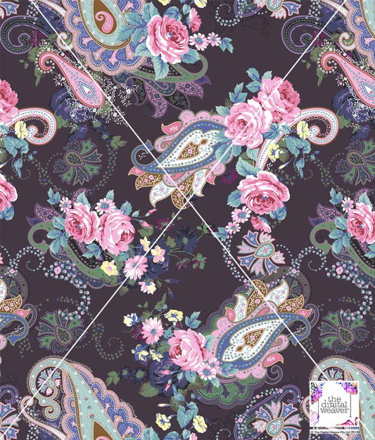 TDW1546B-ZU2 T Paisley Park Paisley Exclusive Print Design
