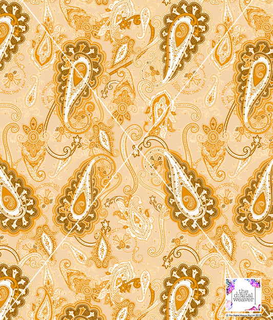 TDW1661B_ZU French Paisley Exclusive Print Design