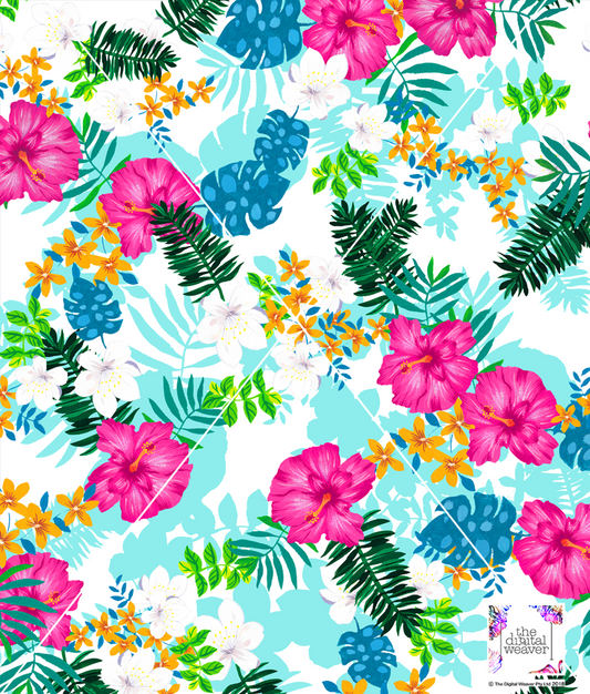 TDW1950_TF28 Cubana Floral Exclusive Print Design