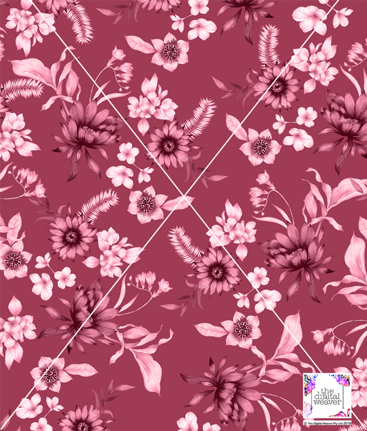 TDW1979B_TF32B T Wild Meadow Floral  Exclusive Print Design