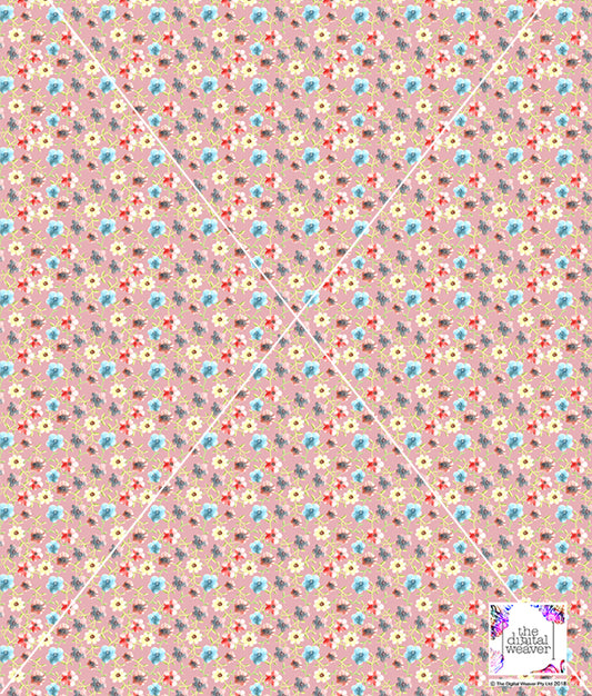 TDW1988_RY060 Miniature Garden Floral Exclusive Print Design