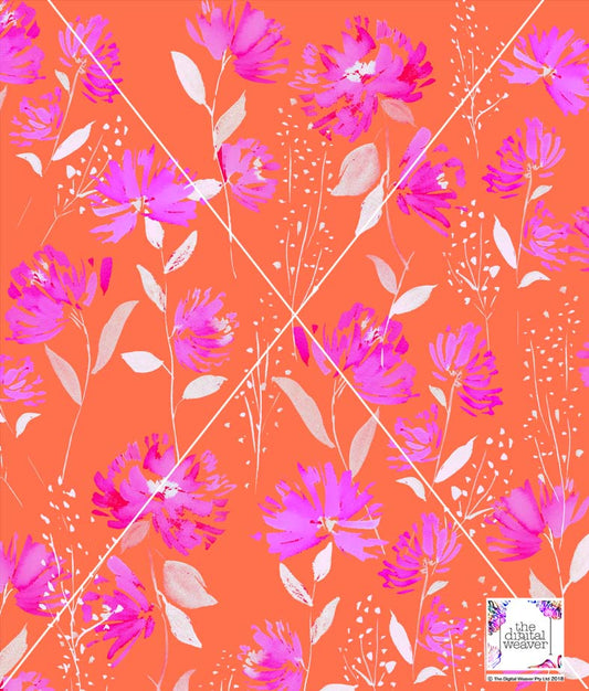 TDW2017_TF36 Painterly Sunflowers Floral Exclusive Print Design
