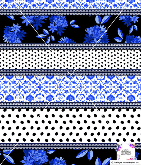 TDW2041 Spanish Patchwork Exclusive Print Design