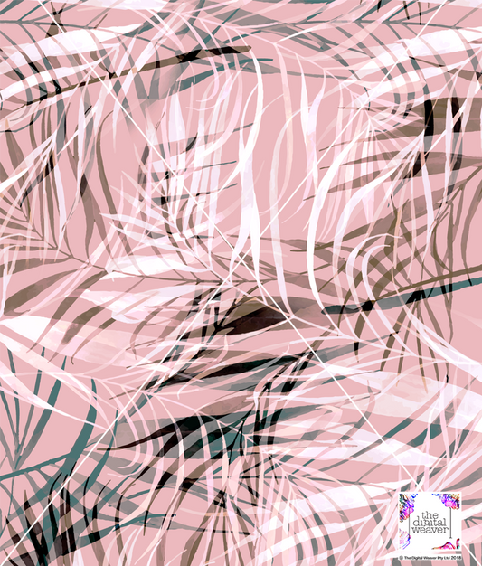 TDW2043B Inky Palms Exclusive Print Design