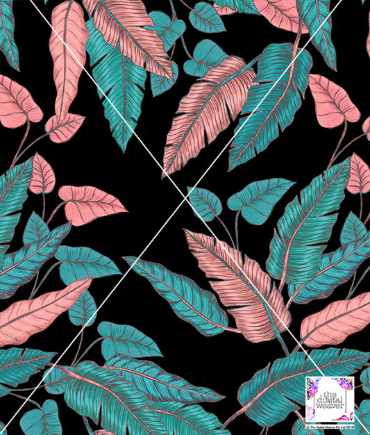 TDW2129_RY096B Island Hideaway Leaf Exclusive Print Design