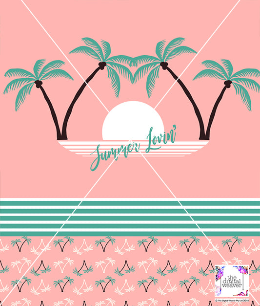 TDW2148_RY092 Summer Lovin Placement Exclusive Print Design