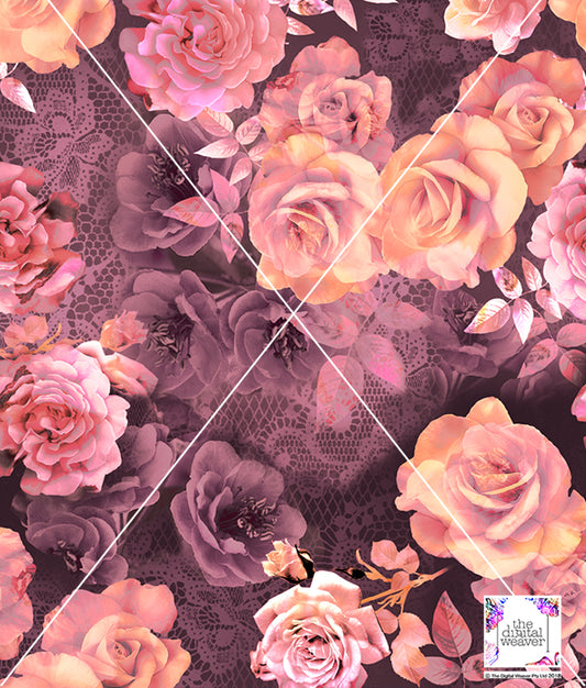 TDW2191_MS022 Amazing Lace Romance Floral Exclusive Print Design