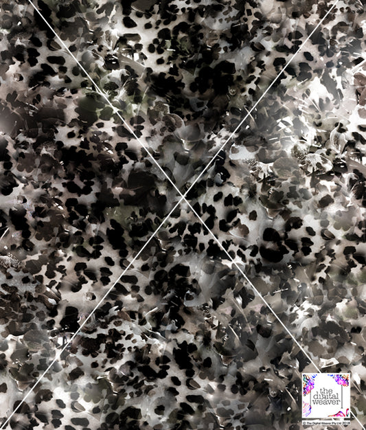 TDW2367B_MA003 Surreal Leopard Skin Exclusive Print Design