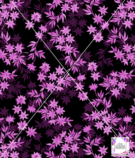 TDW2431_MS051 Geisha Girl Floral Exclusive Print Design