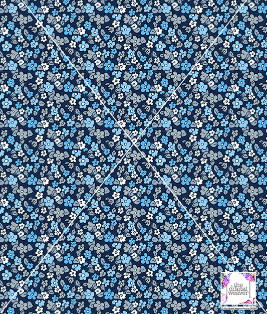 TDW2451_RY134 Micro ditsy Floral Exclusive Print Design