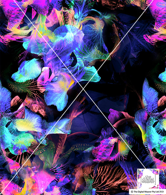 TDW2479 Underwater Garden Abstract Exclusive Print Design