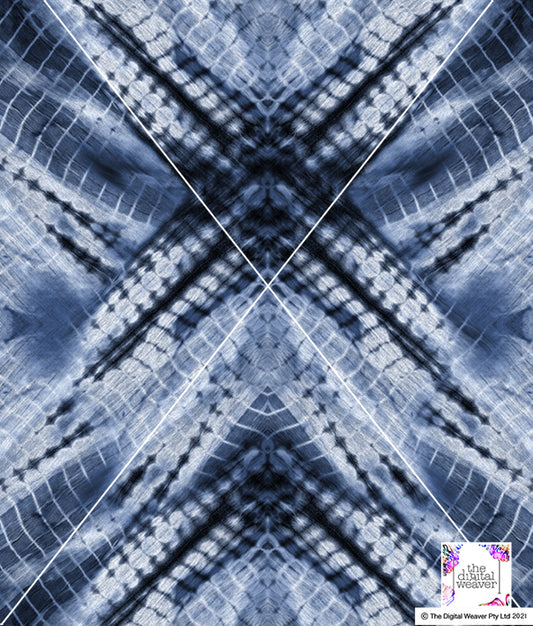 TDW2492_MA015 Tie dye Diamond Exclusive Print Design