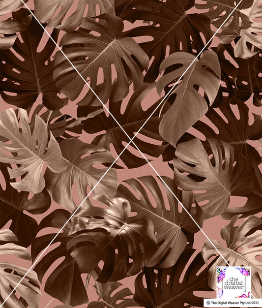 TDW2505_NA006 Monstera Leaf Trop Exclusive Print Design