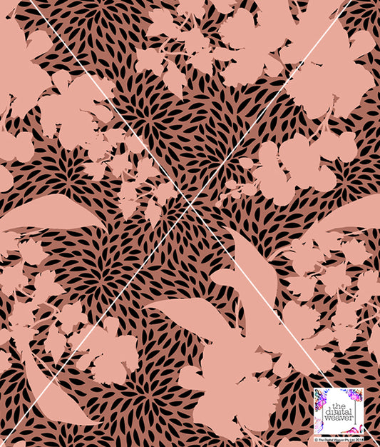 TDW2576 Rainforest Shadow Floral Exclusive Print Design
