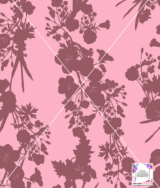 TDW2579 Botanical Shadow Floral Exclusive Print Design