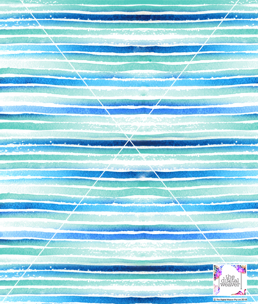 TDW2601 Brush Water Stripe Exclusive Print Design