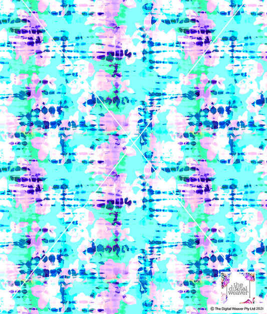 TDW2627 Tie dye Reflection Exclusive Print Design